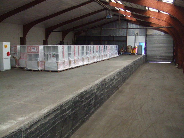 Stückgutlager mit erhöhtem Sicherheitsstandard im Gewerbepark Bliesen