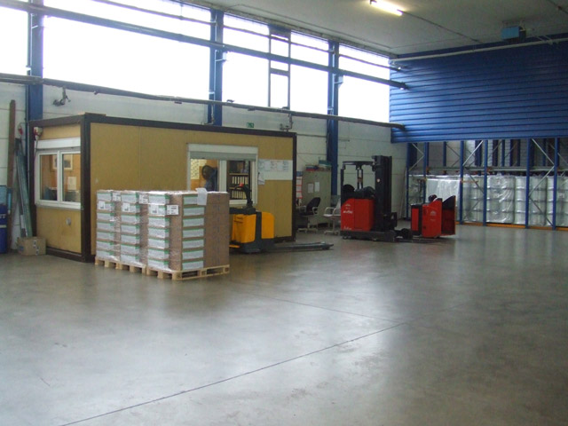 Vermietung von Lagerhallen im Gewerbepark Bliesen bei St. Wendel im Saarland. Hierbei handelt es sich um unsere Lagerhalle 3b