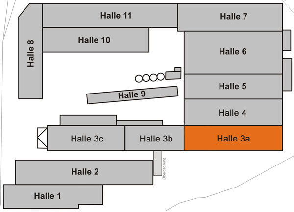 Lageplan - Halle 3a