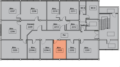 Gewerbepark Bliesen - Grundriss - RNr2203